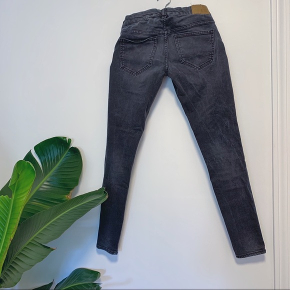 Grey moto lowrise legging jeans - Picture 2 of 6